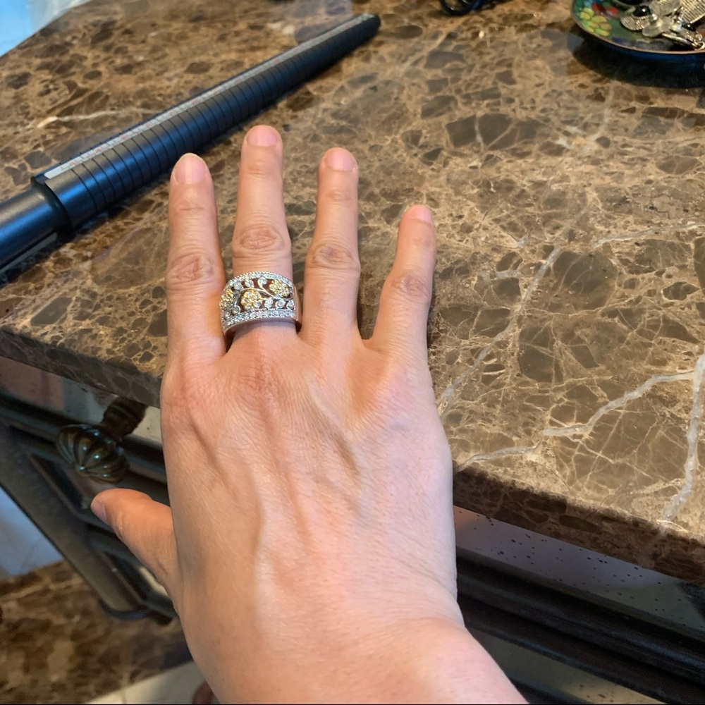 Vintage Silver flower ring